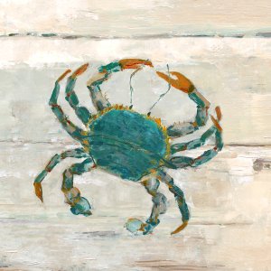 Wake Up Crabby I by Sally Swatland Oil Painting