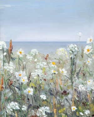 Wild Sea Breeze I by Sally Swatland Oil Painting