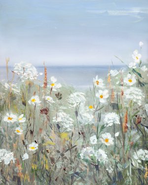 Wild Sea Breeze II by Sally Swatland Oil Painting
