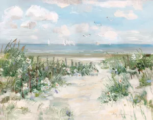 Wildflower Beach by Sally Swatland Oil Painting