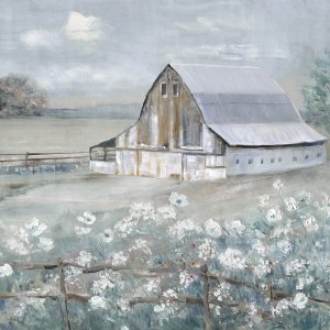 Wildflower Farm II by Sally Swatland Oil Painting