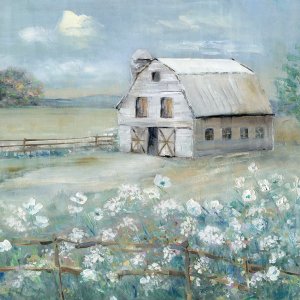 Wildflower Farm by Sally Swatland Oil Painting