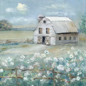Wildflower Farm by Sally Swatland Oil Painting