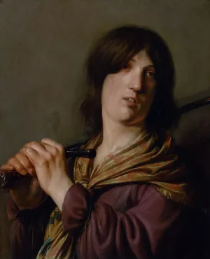 David with His Sword by Salomon De Bray Oil Painting