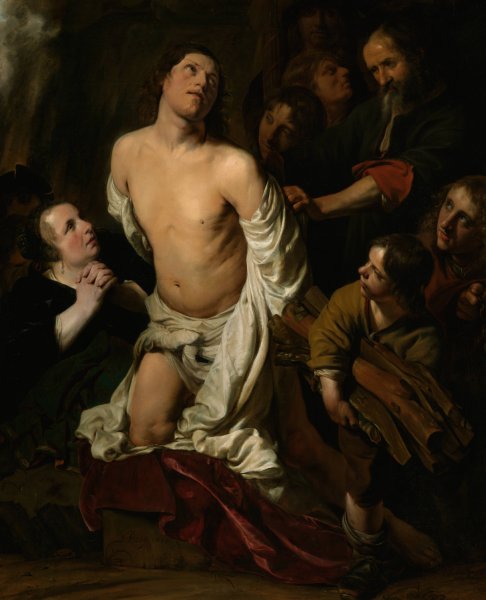 Martyrdom of Saint Lawrence  by Salomon De Bray - Hand-Painted Oil Painting Reproduction