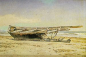 Barca Varada by Salvador Abril y Blasco Oil Painting