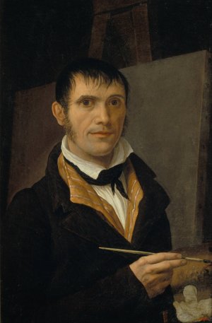 Self-Portrait by Salvador Mayol Oil Painting