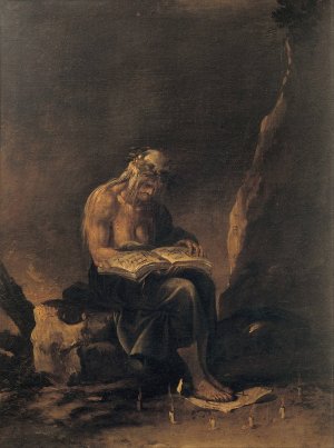 A Witch by Salvator Rosa Oil Painting