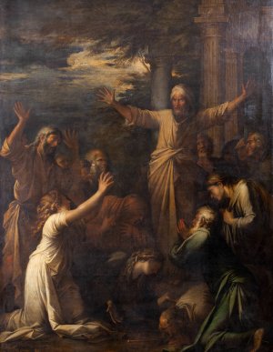 Jonah Preaching to the People of Niniveh by Salvator Rosa Oil Painting
