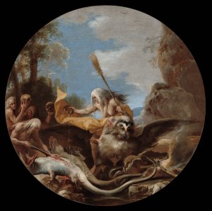 Scenes of Witchcraft, Day by Salvator Rosa Oil Painting