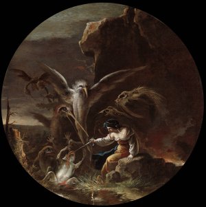 Scenes of Witchcraft, Morning by Salvator Rosa Oil Painting