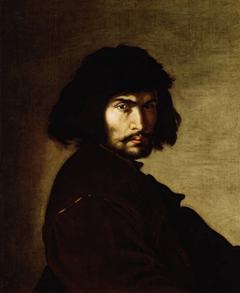 Main Product Photo of Self-Portrait  Painting by Salvator Rosa