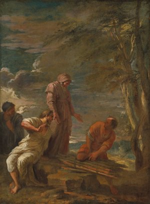 The Philosophers by Salvator Rosa Oil Painting