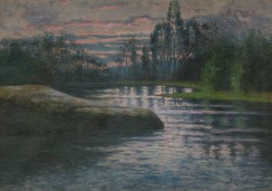 Landscape by Sam Odmann Oil Painting
