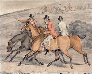 Foxhunting; Going to Draw Cover by Samuel Alken Oil Painting