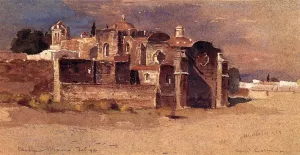 Puebla, Mexico painting by Samuel Colman Jr.