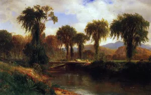 Summer on the Saco, Conway Valley painting by Samuel Colman Jr.