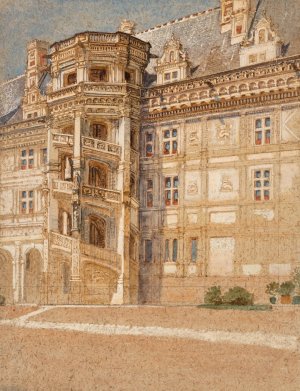 Chateau de Blois by Samuel Colman Oil Painting