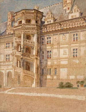 Chateau de Blois by Samuel Colman Oil Painting