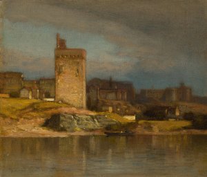 Old Tower at Avignon by Samuel Colman Oil Painting
