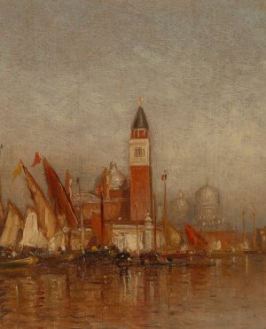 Santa Maria della Misericordia by Samuel Colman Oil Painting
