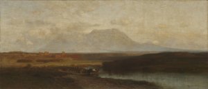 Spanish Peaks, Southern Colorado, Late Afternoon by Samuel Colman Oil Painting