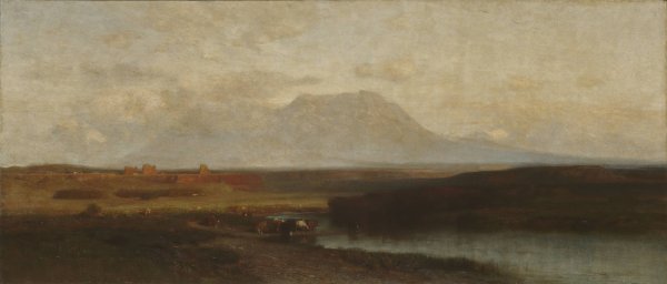 Main Product Photo of Spanish Peaks, Southern Colorado, Late Afternoon  Painting by Samuel Colman