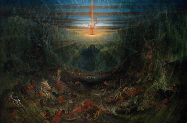 Main Product Photo of The Delivery Of Israel Out Of Egypt  Painting by Samuel Colman