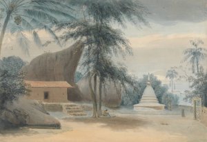 A Scene between Galle and Matura, about Six Miles from Galle by Samuel Daniell Oil Painting