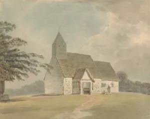 Church with Wooden Belfry by Samuel Davis Oil Painting