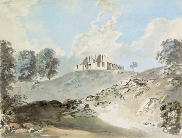 Colgong, near Bhagalpur by Samuel Davis - Hand-Painted Oil Painting Reproduction