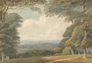 Distant View of Windsor Castle by Samuel Davis Oil Painting