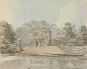 Moorshedabad (Murshidabad) by Samuel Davis Oil Painting