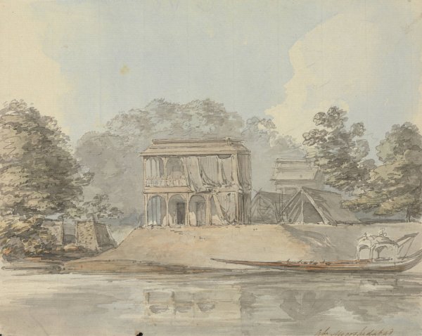 Moorshedabad (Murshidabad) by Samuel Davis - Hand-Painted Oil Painting Reproduction