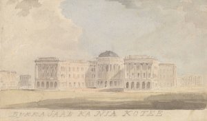 New Government House at Calcutta by Samuel Davis Oil Painting