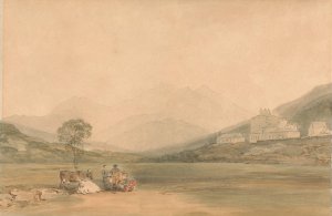 Snowdon from Capel Curig by Samuel Davis Oil Painting