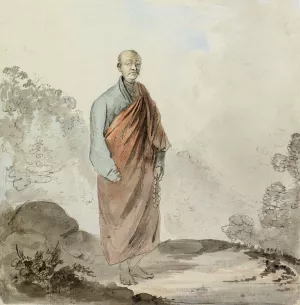 Tasee Punchou (Tashi Phuntso) by Samuel Davis Oil Painting