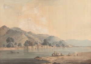 The Hurduar Looking Up the River by Samuel Davis Oil Painting