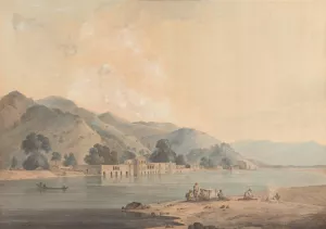 The Hurduar Looking Up the River by Samuel Davis Oil Painting
