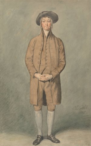 Mr. Mathews as Matthew Daw in the School for Friends by Samuel De Wilde Oil Painting