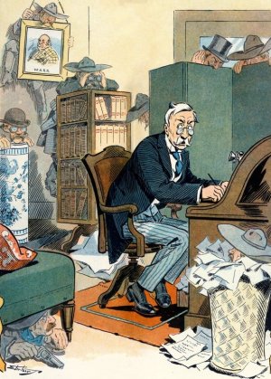 A day with a nervous congressman by Samuel Ehrhart Oil Painting