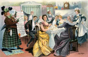 A look ahead; - but not so very far ahead, either! by Samuel Ehrhart Oil Painting
