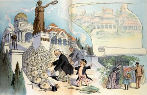 A word to grand stand specialists by Samuel Ehrhart Oil Painting