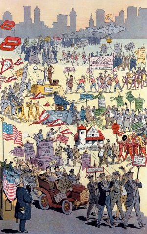 Labor day by Samuel Ehrhart Oil Painting
