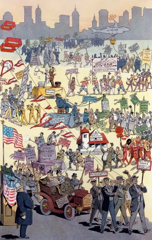 Labor day by Samuel Ehrhart Oil Painting