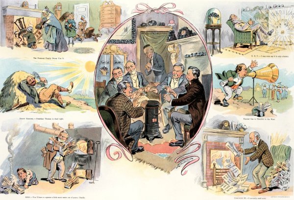 Main Product Photo of President Thomas's little joke  Painting by Samuel Ehrhart