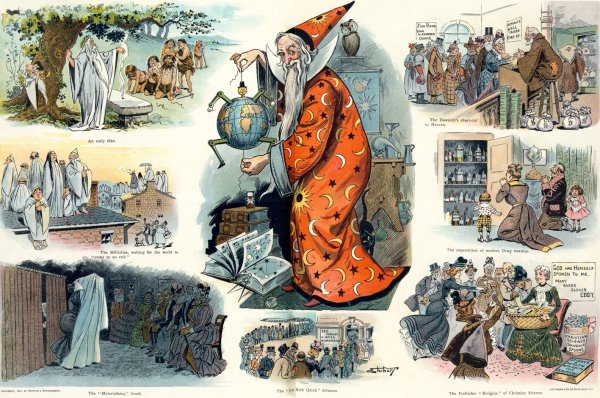 Main Product Photo of Superstition has always ruled the world  Painting by Samuel Ehrhart