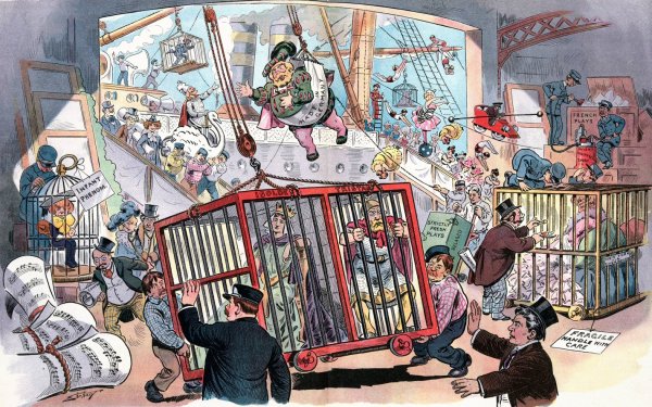 Main Product Photo of The annual invasion  Painting by Samuel Ehrhart
