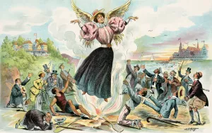 The phonix-like 'summer girl' by Samuel Ehrhart Oil Painting