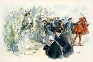The rivals by Samuel Ehrhart Oil Painting